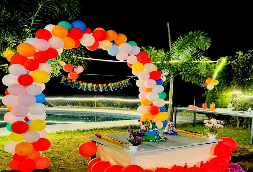 birthday party in rishikesh