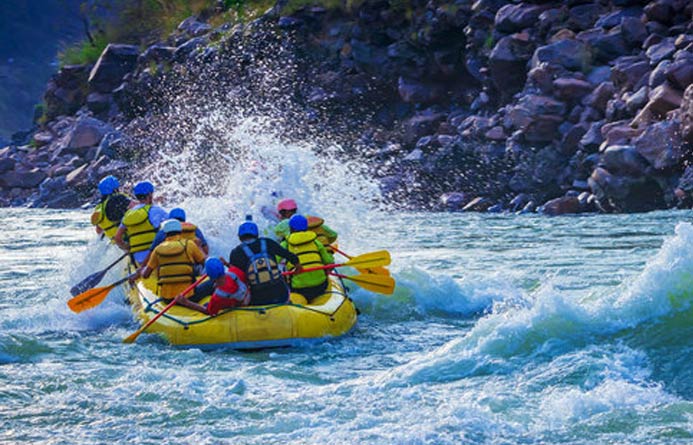 16kms River Rafting